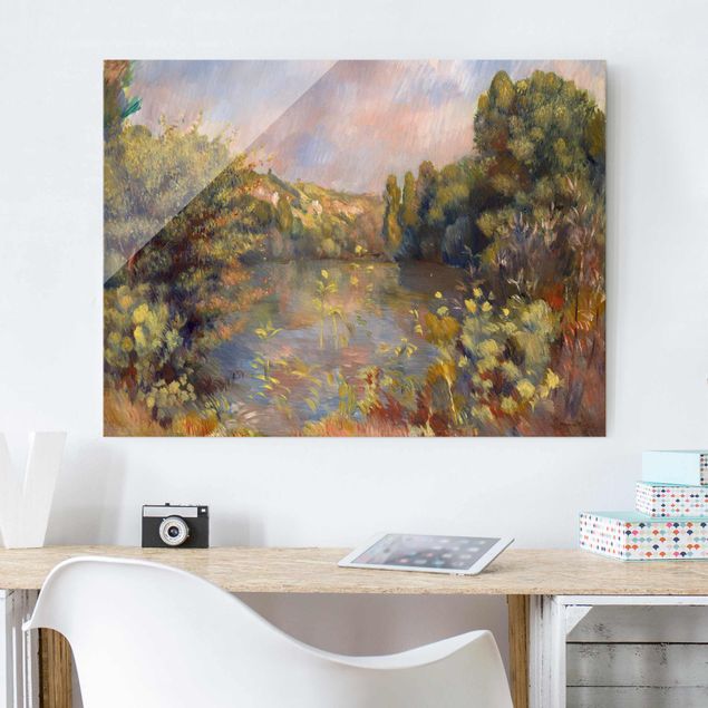 Impressionismus Bilder kaufen Auguste Renoir - Landschaft mit See
