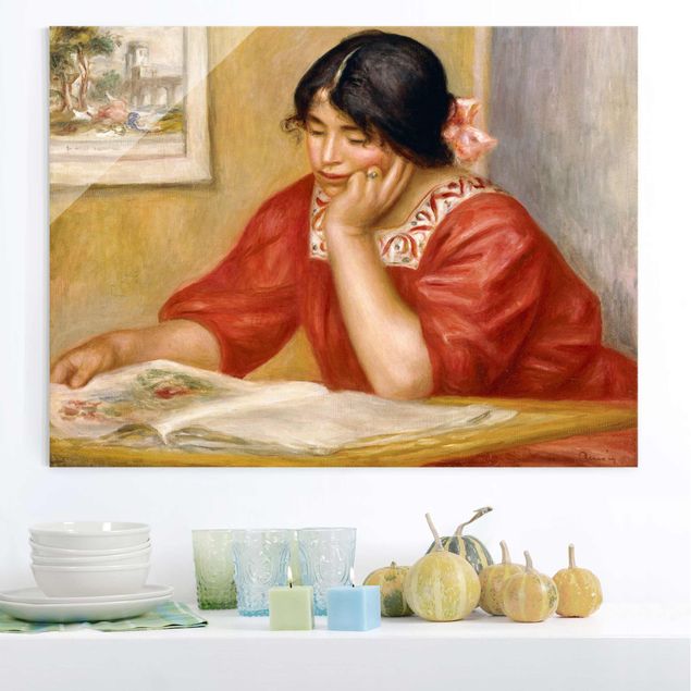 Wanddeko Küche Auguste Renoir - Leontine beim Lesen