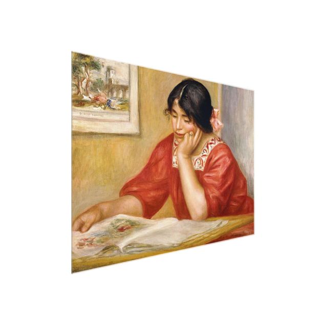Wandbilder Kunstdrucke Auguste Renoir - Leontine beim Lesen