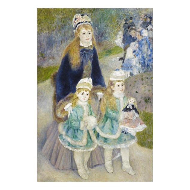 Wandbilder Portrait Auguste Renoir - Mutter und Kinder