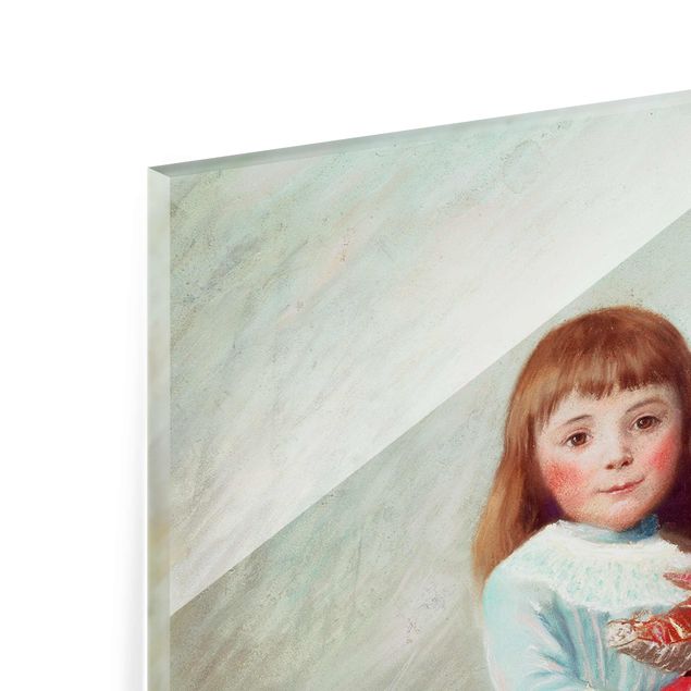 Wandbilder Rot Auguste Renoir - Suzanne mit Harlekinpuppe