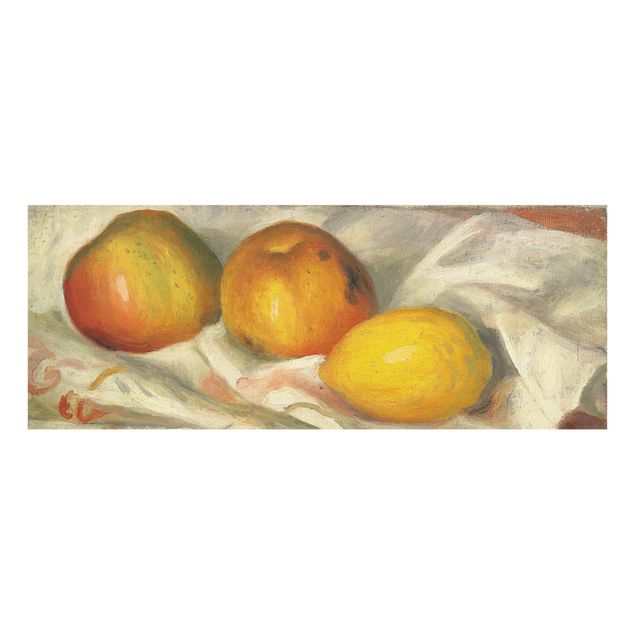 Wandbilder Modern Auguste Renoir - Äpfel und Zitrone