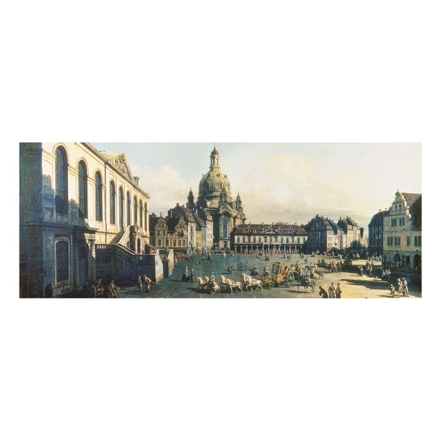 Kunststile Bernardo Bellotto - Der Neue Markt in Dresden