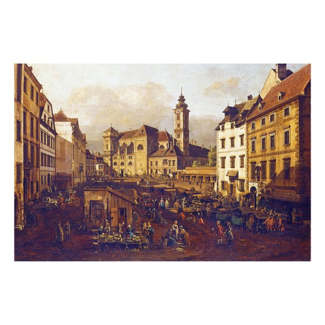 Kunststile Bernardo Bellotto - Die Freyung in Wien