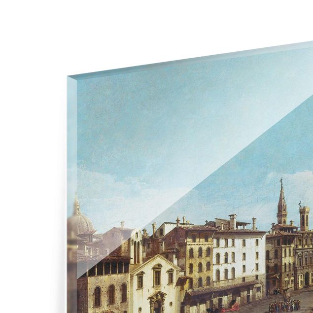Wandbilder Architektur & Skyline Bernardo Bellotto - Die Piazza della Signoria