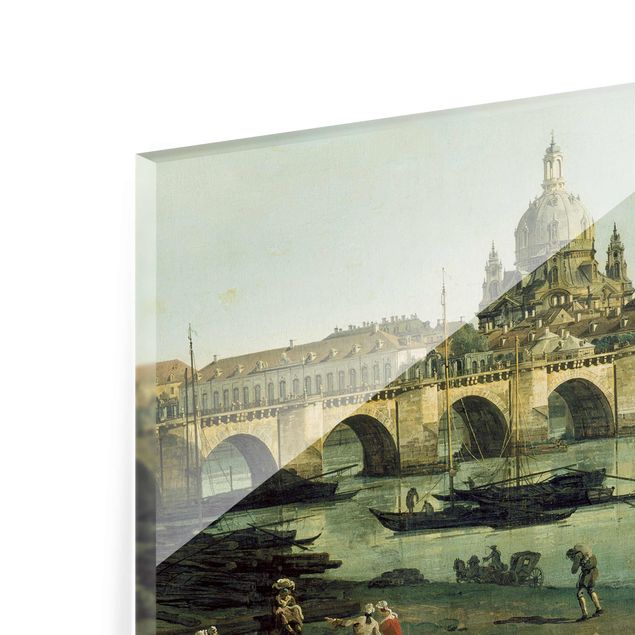 Wandbilder Architektur & Skyline Bernardo Bellotto - Dresden vom rechten Elbufer