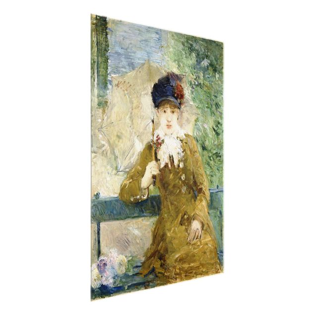 Wandbilder Portrait Berthe Morisot - Dame mit Sonnenschirm
