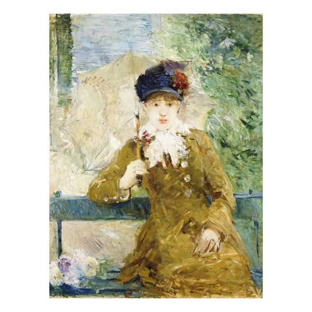 Wandbilder Modern Berthe Morisot - Dame mit Sonnenschirm