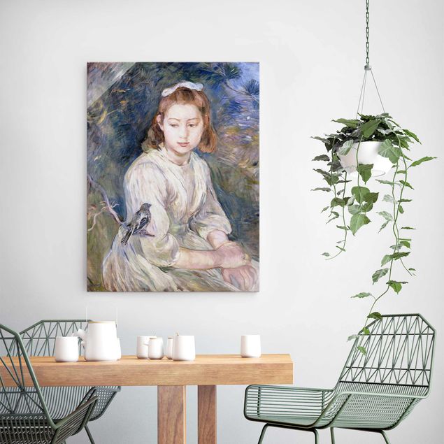 Wandbilder Kunstdrucke Berthe Morisot - Junges Mädchen