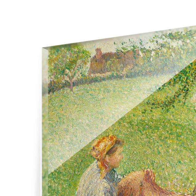 Wandbilder Kunstdrucke Camille Pissarro - Gänsehirtin