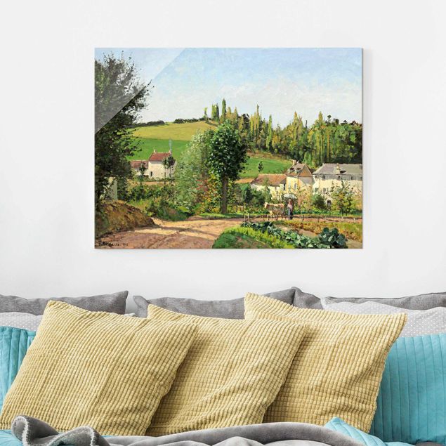 Romantik Bilder Camille Pissarro - Kleines Dorf