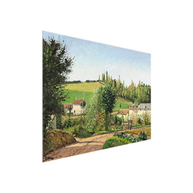 Pointillismus Bilder Camille Pissarro - Kleines Dorf