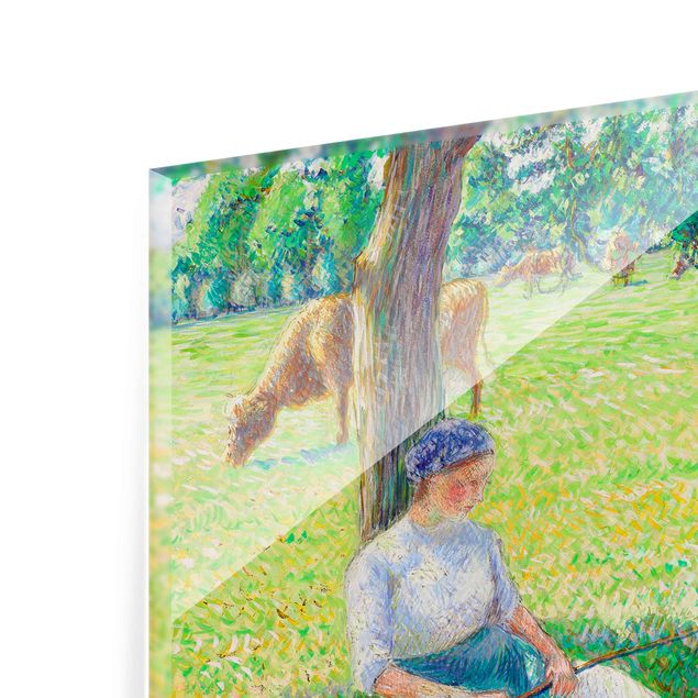 Wandbilder Landschaften Camille Pissarro - Kuhhirtin