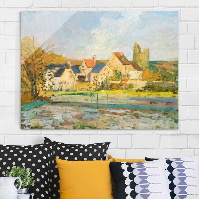 Küchen Deko Camille Pissarro - Landschaft bei Pontoise