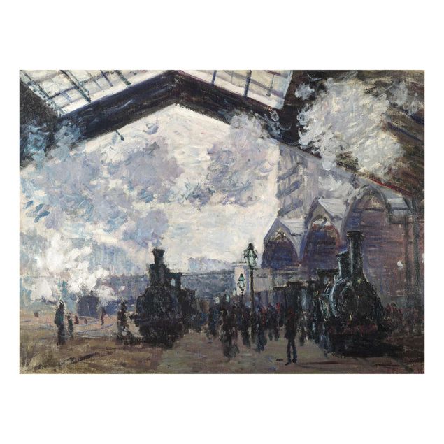 Glasbilder Städte Claude Monet - Gare Saint Lazare