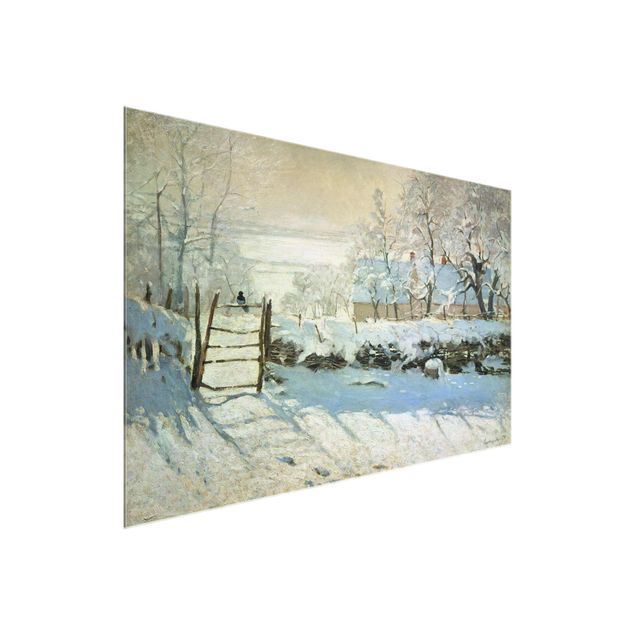 Wandbilder Bäume Claude Monet - Die Elster