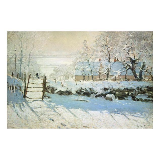 Wandbilder Landschaften Claude Monet - Die Elster