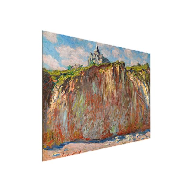 Wandbilder Landschaften Claude Monet - Varengeville Abendsonne