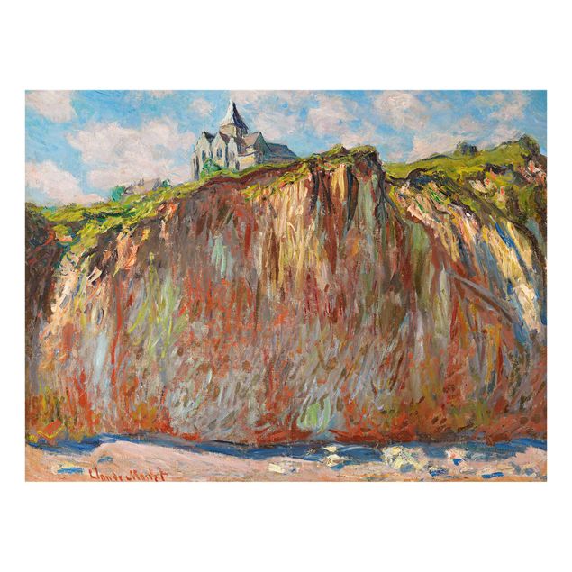 Glasbilder Natur Claude Monet - Varengeville Abendsonne