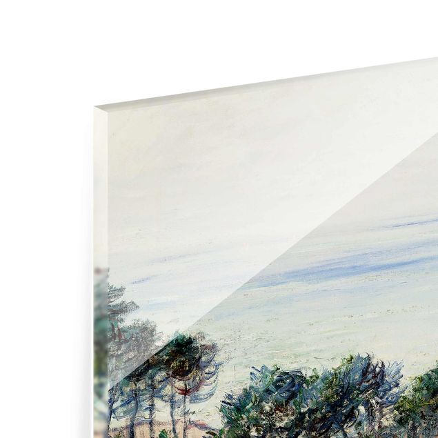 Glasbilder Strand Claude Monet - Küste Varengeville