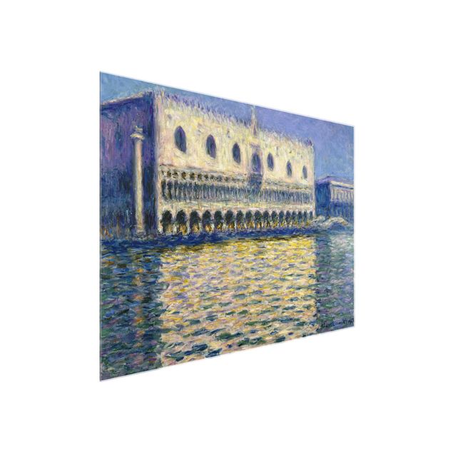 Glasbild Skyline Claude Monet - Dogenpalast