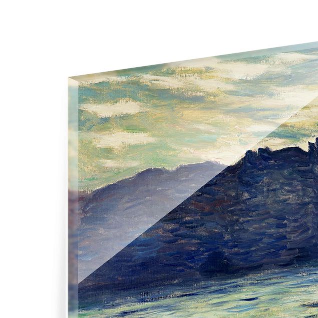 Wandbilder Meer Claude Monet - Felsen Sonnenuntergang