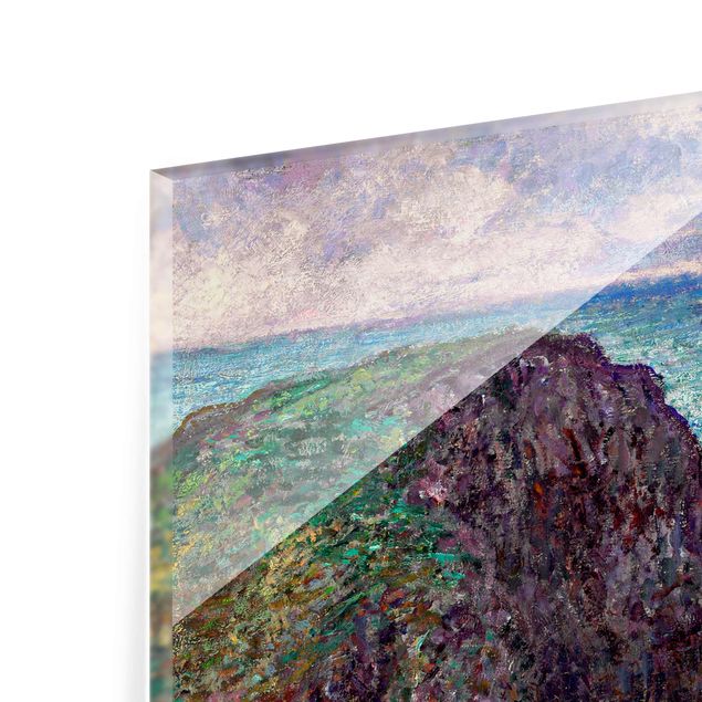 Glasbilder Strand Claude Monet - Felsengruppe Port-Goulphar