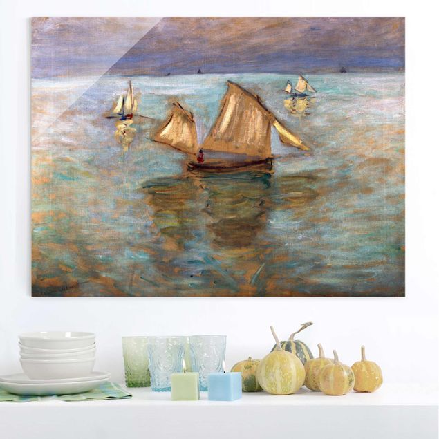 Küchen Deko Claude Monet - Fischerboote