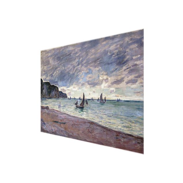 Wandbilder Strände Claude Monet - Küste von Pourville