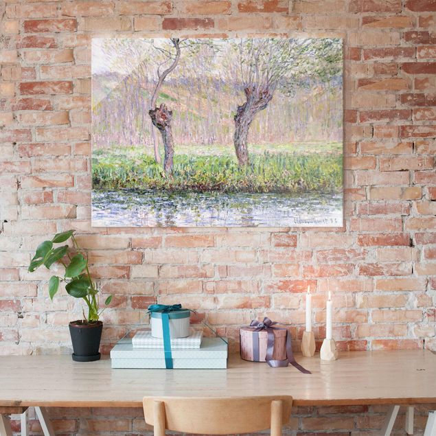 Impressionismus Bilder Claude Monet - Weidenbäume Frühling