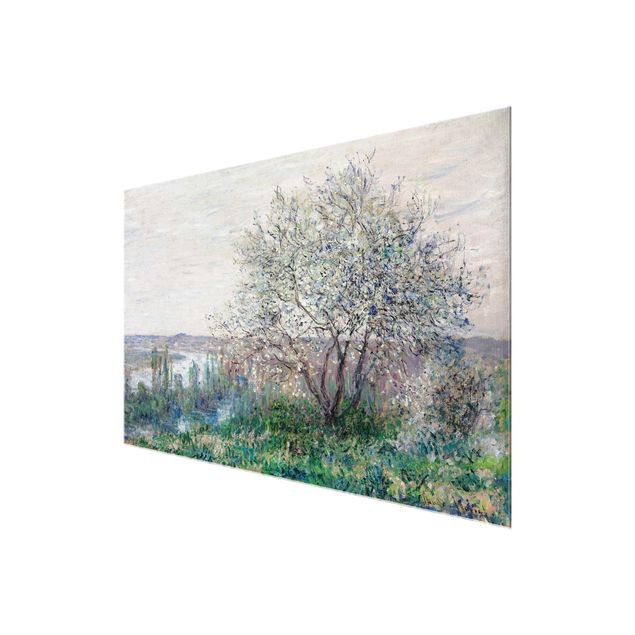 Glasbilder Landschaften Claude Monet - Frühlingsstimmung