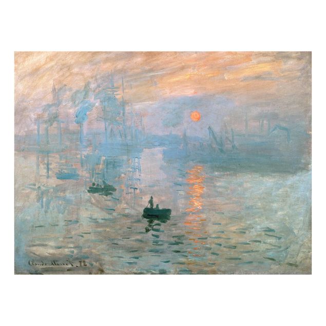 Glasbilder Natur Claude Monet - Impression