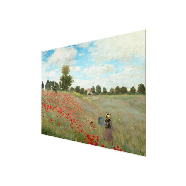 Wandbilder Landschaften Claude Monet - Mohnfeld bei Argenteuil