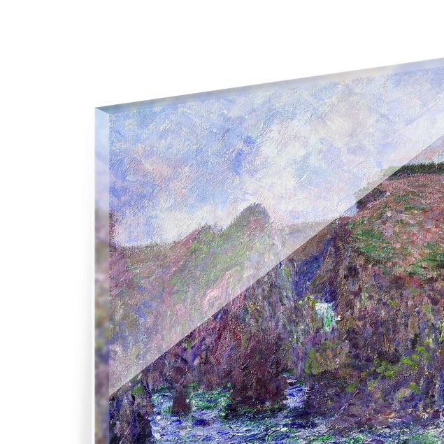 Glasbild Meer Claude Monet - Port Goulphar