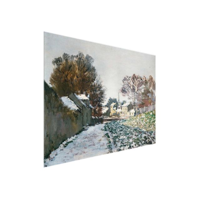 Wandbilder Landschaften Claude Monet - Schnee bei Argenteuil