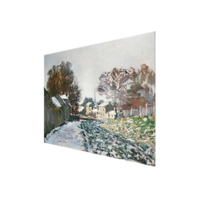 Wandbilder Kunstdrucke Claude Monet - Schnee bei Argenteuil