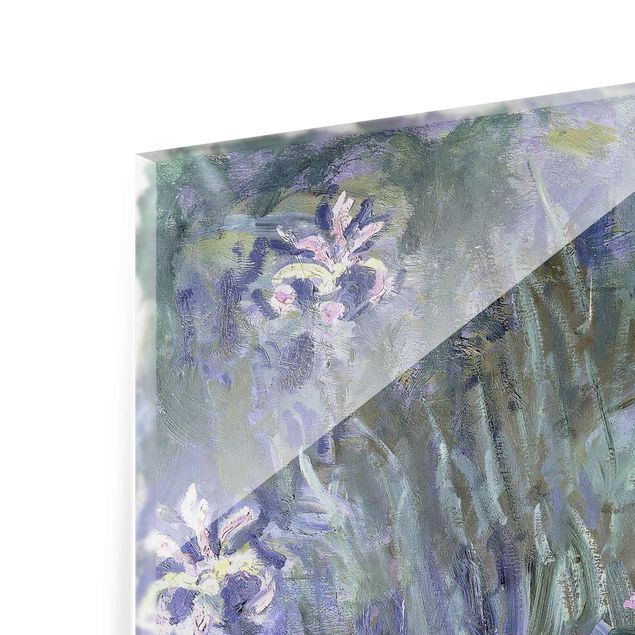 Wandbilder Blau Claude Monet - Schwertlilien