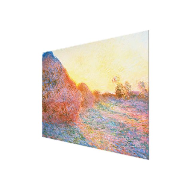 Wandbilder Kunstdrucke Claude Monet - Strohschober