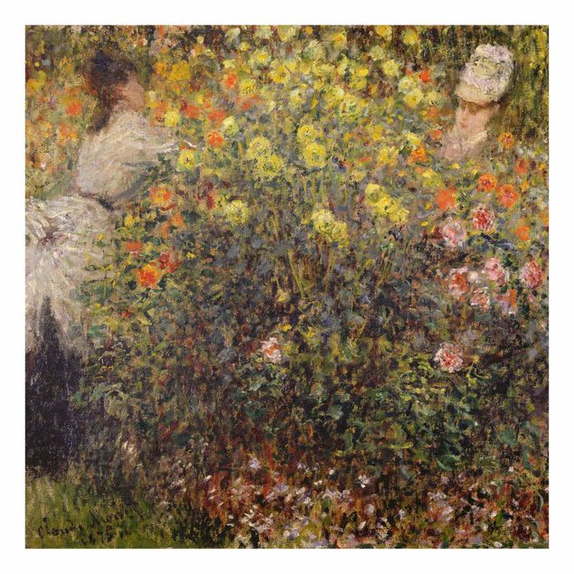 Wandbilder Floral Claude Monet - Blumengarten