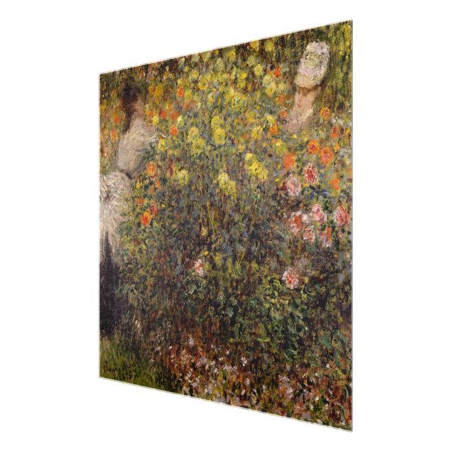 Wandbilder Blumen Claude Monet - Blumengarten