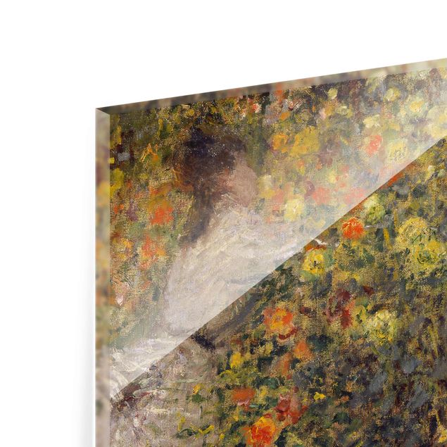Wandbilder Grün Claude Monet - Blumengarten