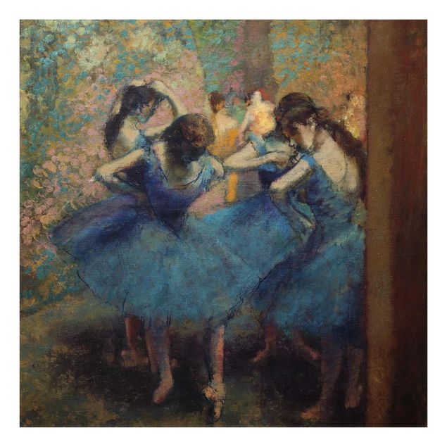 Wandbilder Kunstdrucke Edgar Degas - Blaue Tänzerinnen