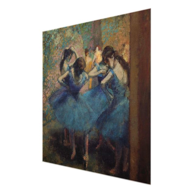 Wandbilder Portrait Edgar Degas - Blaue Tänzerinnen
