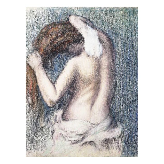 Wandbilder Akt & Erotik Edgar Degas - Abtrocknen