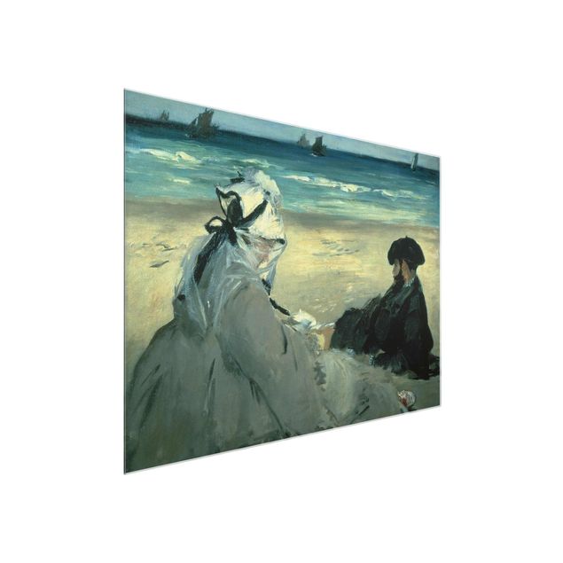 Wandbilder Kunstdrucke Edouard Manet - Am Strand