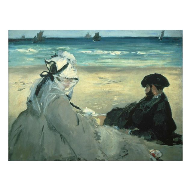 Wandbilder Portrait Edouard Manet - Am Strand