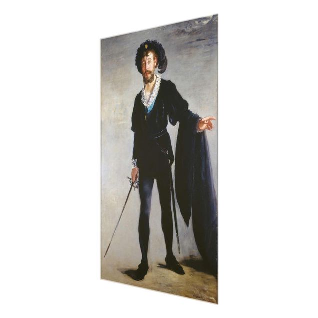 Wandbilder Modern Edouard Manet - Der Sänger Jean-Baptiste Faure als Hamlet
