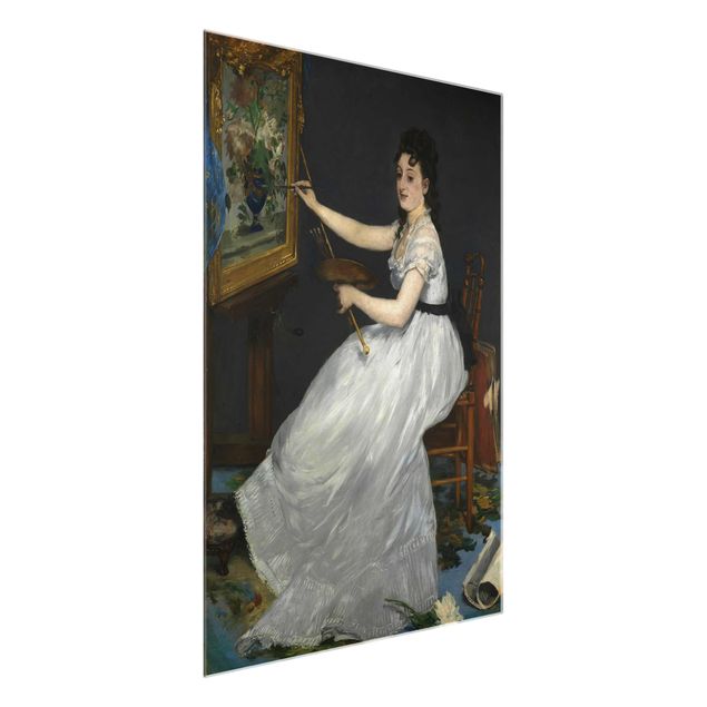Wandbilder Kunstdrucke Edouard Manet - Eva Gonzalès