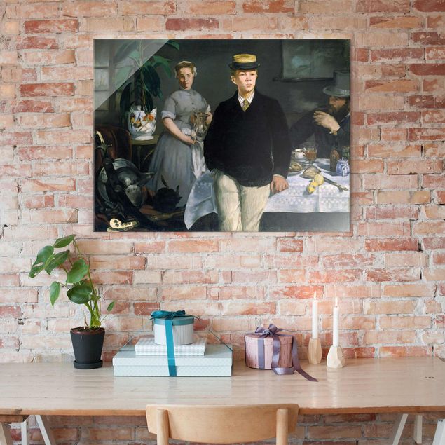 Bilder Impressionismus Edouard Manet - Frühstück im Atelier