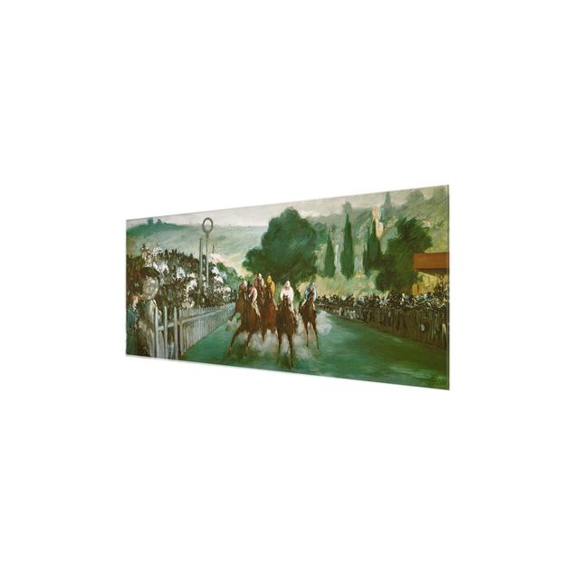 Wandbilder Kunstdrucke Edouard Manet - Pferderennen